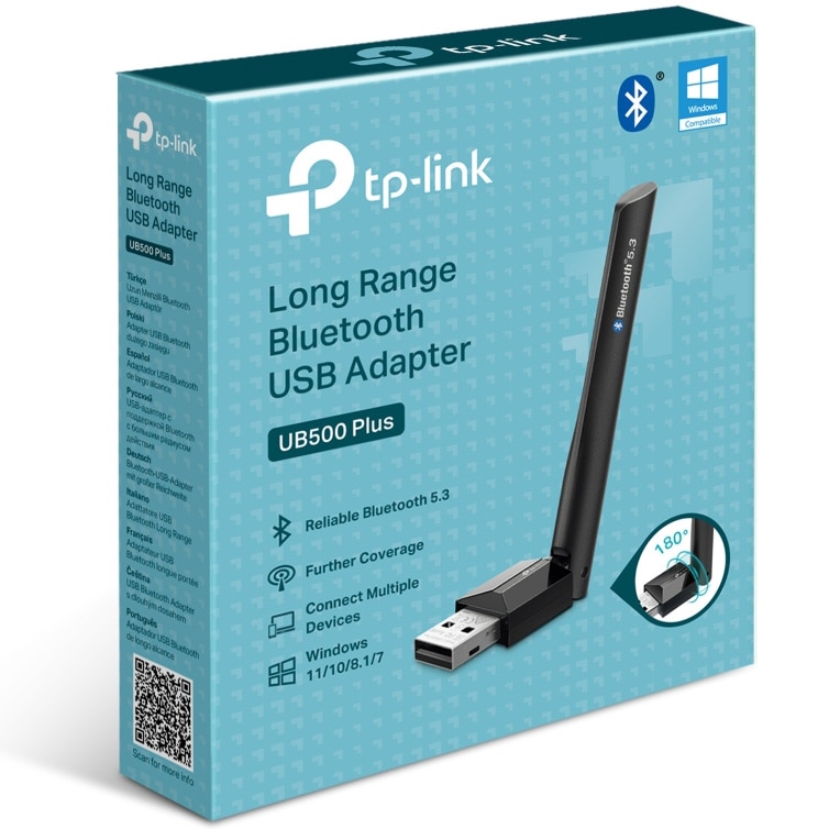 TP-Link UB500 Plus Mini USB Bluetooth 5.3 Adapter For PC | Plug & Play For Windows 11/10/8.1, Connect 7 Devices 4 thumbnail image
