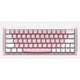 IQUNIX EZ63 Gaming клавиатура с магнитен превключвател Rapid Trigger, 8K Hz, с 60% кабел, Magnetic Jade Gaming, розова