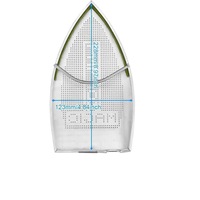 Accesoriu pentru fier de calcat, aluminiu, non-aderent, argintie, 228x123x2mm, set 1 buc.