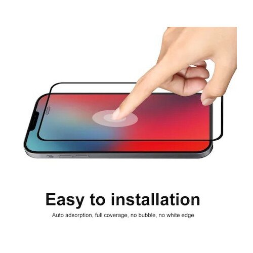 Folie Sticla Securizata, Flippy, Privacy, Negru, Full Glue