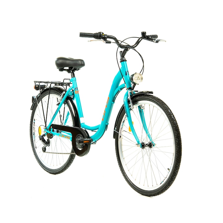 Bicicleta Oras DHS Citadinne 26034 - 26 inch, L, Turcoaz