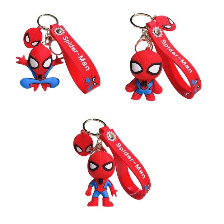 3D Pókember kulcstartó – A mindennapi hősöd, 3 darab