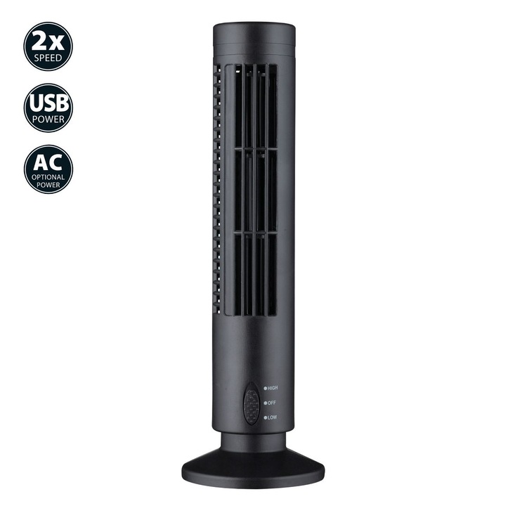 Ventilátor, forgatható, 33 cm