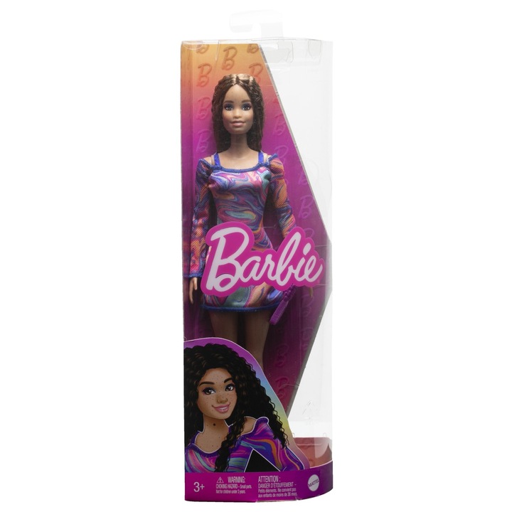 Papusa Barbie Fashionistas - Satena cu pistrui
