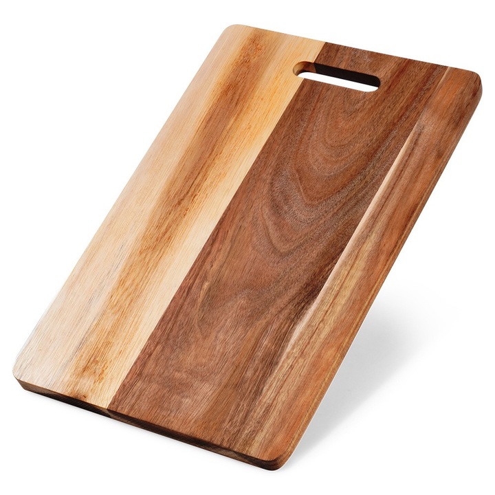 Tavita De Taiat, Excellent Houseware, 36x23x1.5 cm, Lemn De Acacia, Rezistenta La Umiditate, Maner Ergonomic, Antibacteriana, Naturala