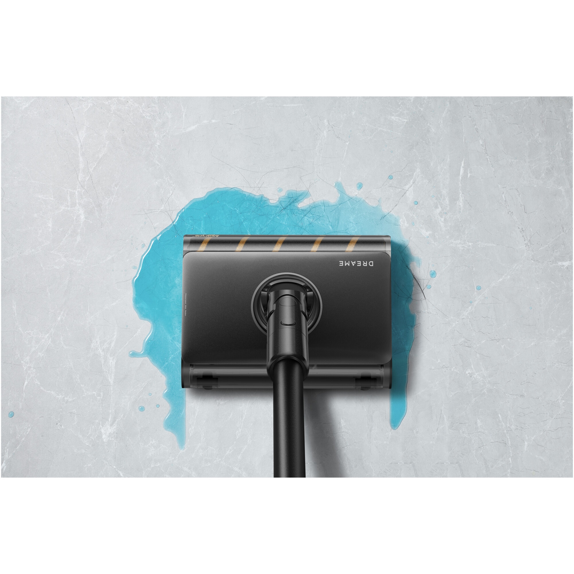 Aspirator vertical Dreame Z30 AquaCycle VZV77B, 28000Pa, 310AW, HEPA H14 99,99%, autonomie 90 min, baterie 3200mAh, rezervor 0,6L, perie umeda motorizat, perii CelesTect™ cu iluminare, perie anti-incurcare, LCD, negru-gri