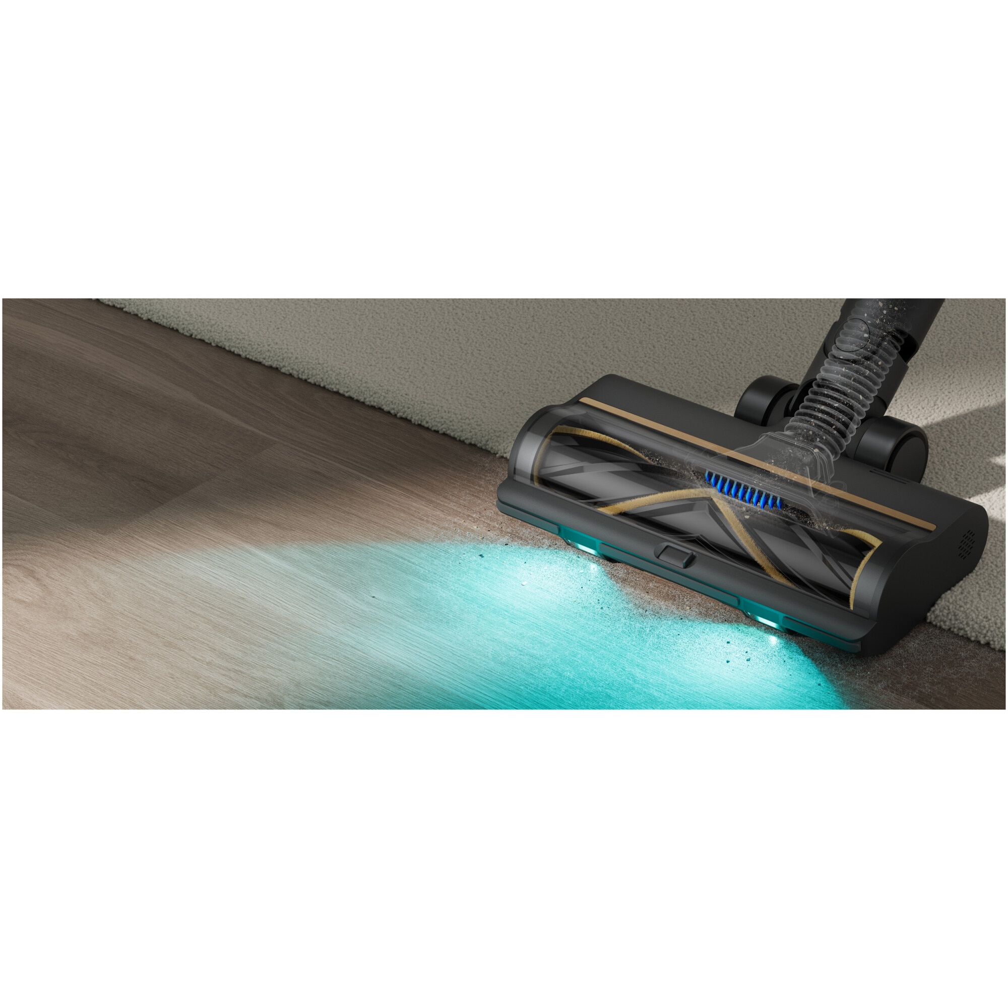 Aspirator vertical Dreame Z30 AquaCycle VZV77B, 28000Pa, 310AW, HEPA H14 99,99%, autonomie 90 min, baterie 3200mAh, rezervor 0,6L, perie umeda motorizat, perii CelesTect™ cu iluminare, perie anti-incurcare, LCD, negru-gri