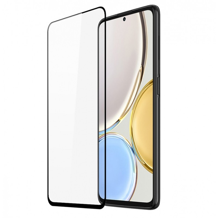 Калъф от закалено стъкло Dr. Tempered Glass Film, защита от надраскване, черен, съвместим с Moto E40