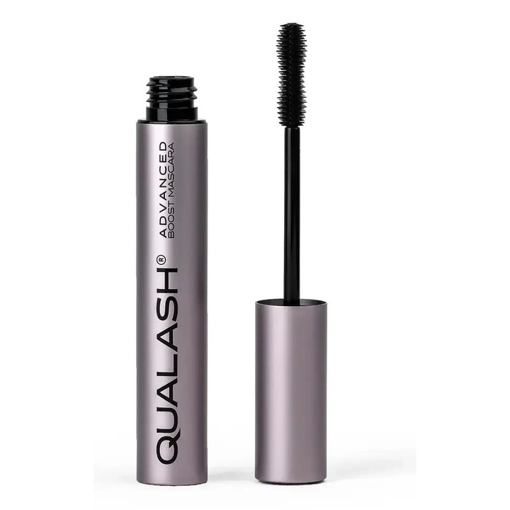 QUALASH Volume Max szempillaspirál, 10 ml, dúsító, vízálló, mélyfekete