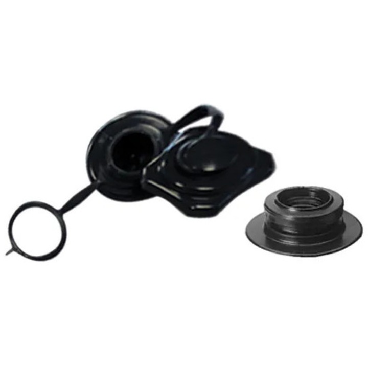 Valva Nylon cu Capac pentru Barci Pneumatice, Gfn, negru