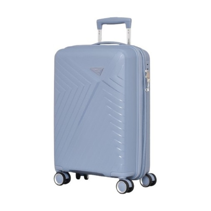 Valiza PERFECT++LINE PP 2404, Expander, 56/37/23 cm, Albastra
