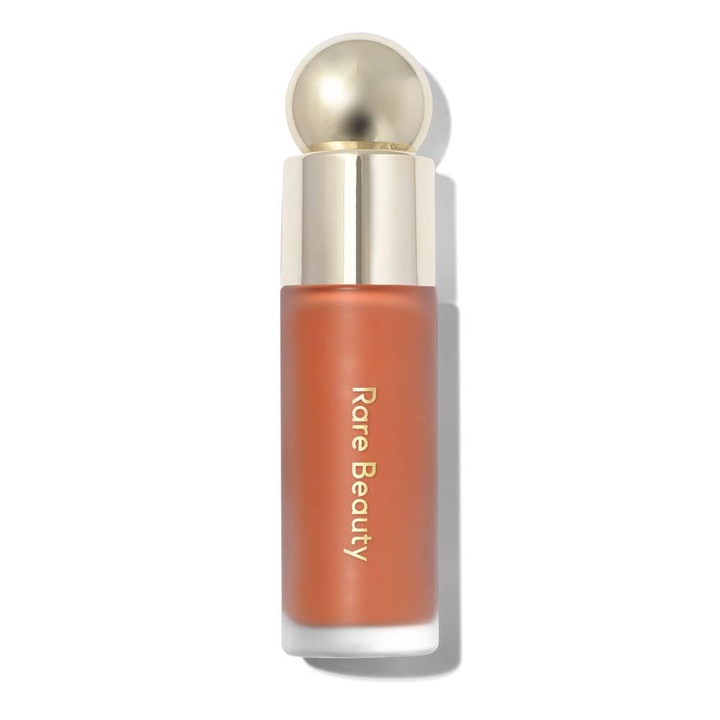 Течен руж Rare Beauty Soft Pinch Liquid Blush Joy, прасковено коралов нюанс