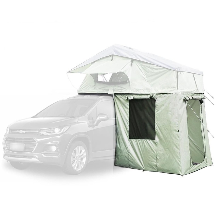 Приставка за палатка за кола Aleo Duo Comfort, сива