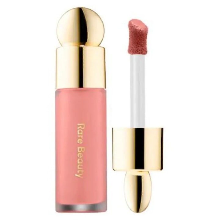 Течен руж Rare Beauty Soft Pinch Liquid Blush Bliss 7.5 ml, светъл неутрално розов нюанс