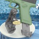Gyerek vízipisztoly Glock, elektromos, automata, zöld