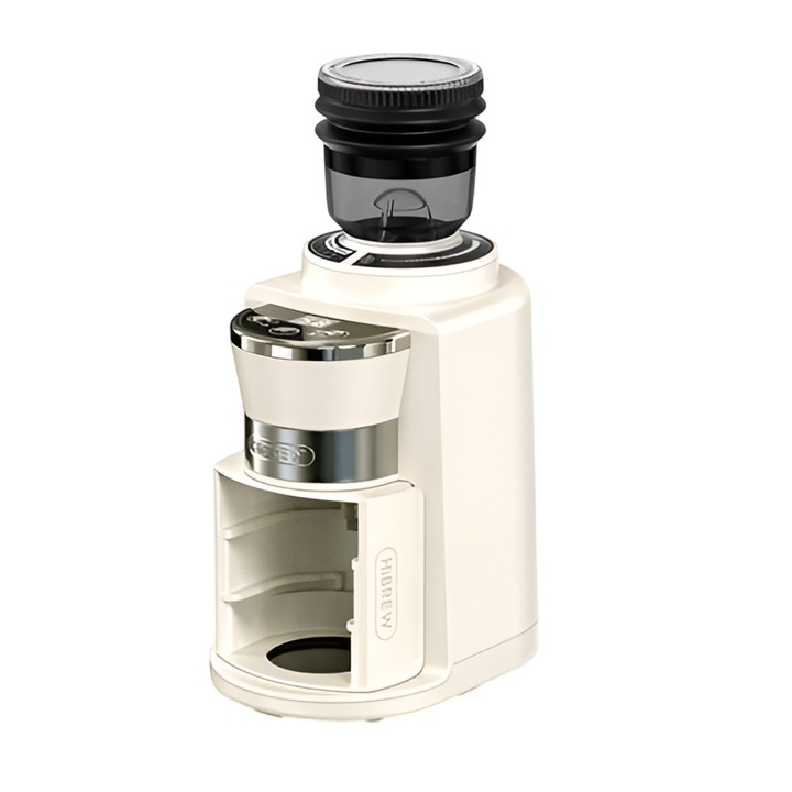 Електрическа кафемелачка, HiBREW Grinder G3A, Мляно кафе, 34 степени на мелене, 220W, Бяла
