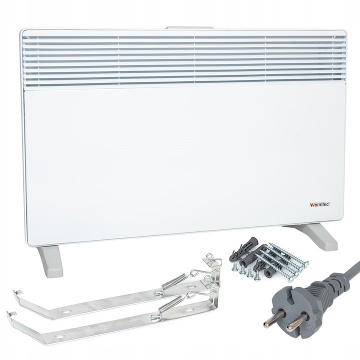Konvektor Radiátor, Emultimax, Ewx-2000, Teljesítmény: 2000 W, Termosztát: Mechanikus, Magasság: 45 cm, Szélesség: 74 cm, Méretek: 74 x 45 x 8 cm, Fehér
