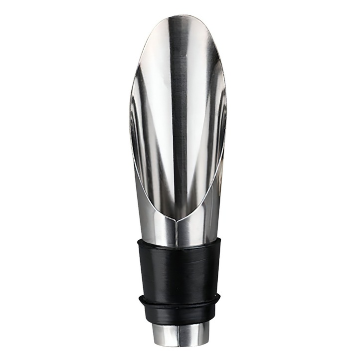 Dop cu picurator, Philips, inox, 8 cm, argintiu/negru