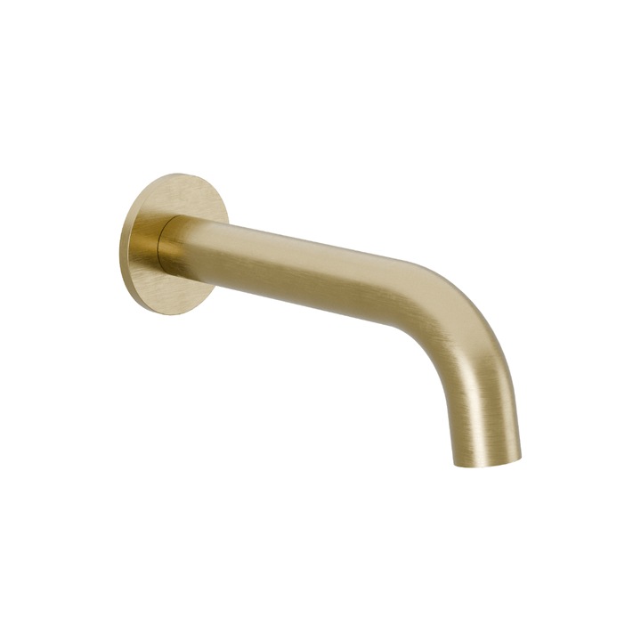 Pipa de cada Delta PI incastrata, auriu periat