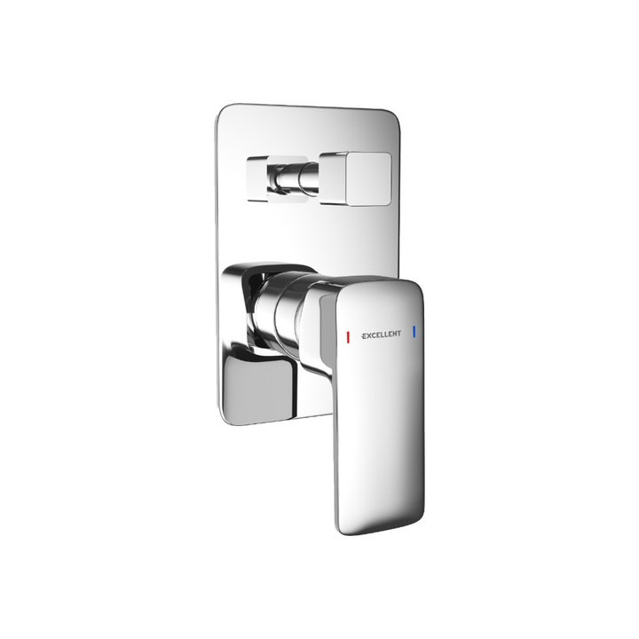 Kiváló Keria földbe süllyesztett zuhany- és kádcsaptelep, 2 funkció, króm, Fix-Box-szal