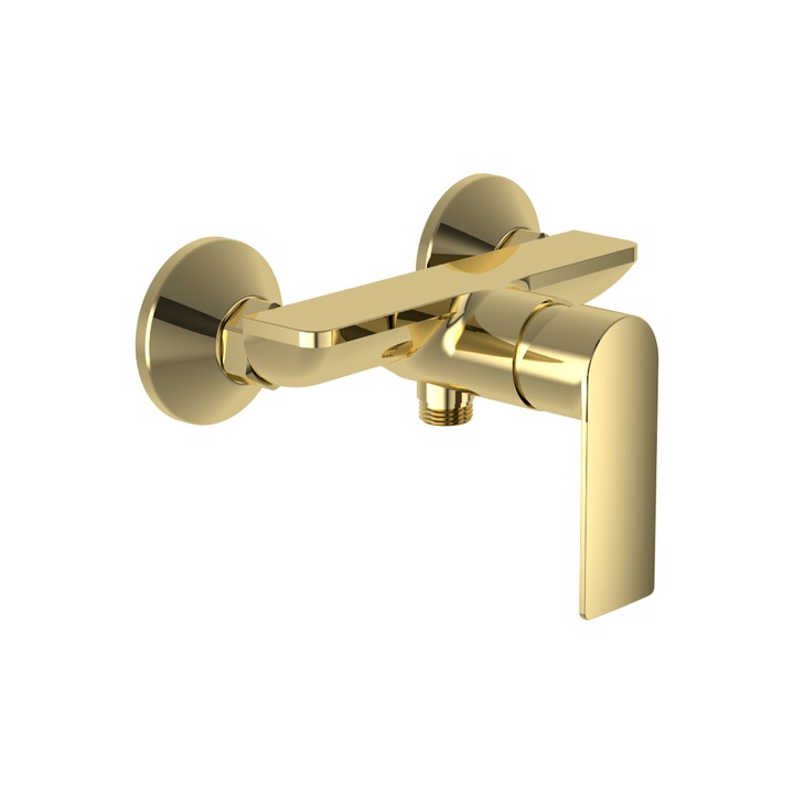 Prsjnic csaptelep, Excellent, fényes arany, 150 mm, rögzítőkészlettel