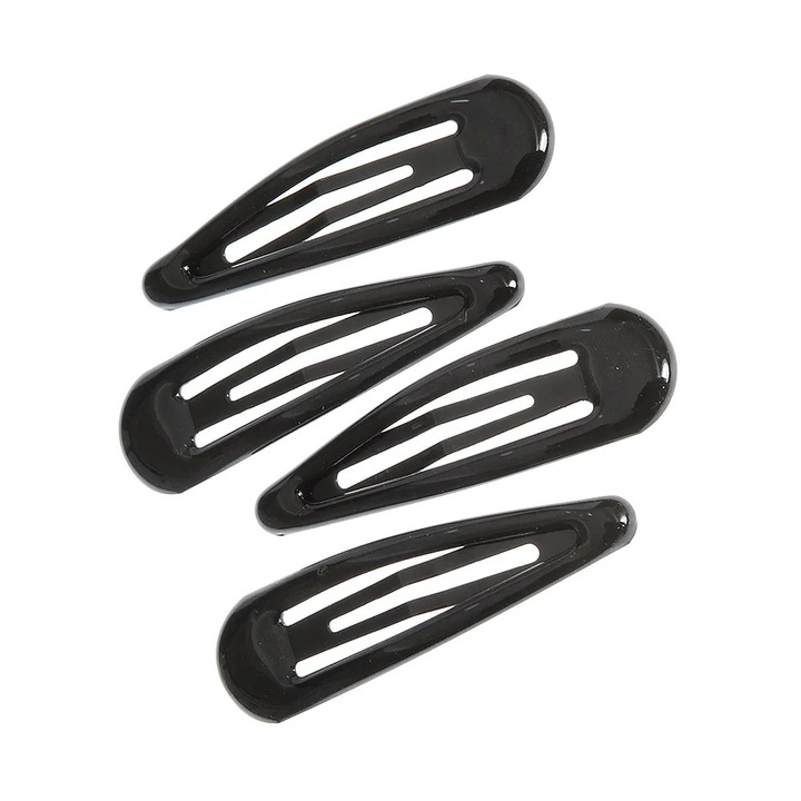Set 4 agrafe de par negre, Meli Melo Paris