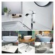 Robinet inalt cu apa cazatoare, design modern, monocomanda, pentru apa calda si rece