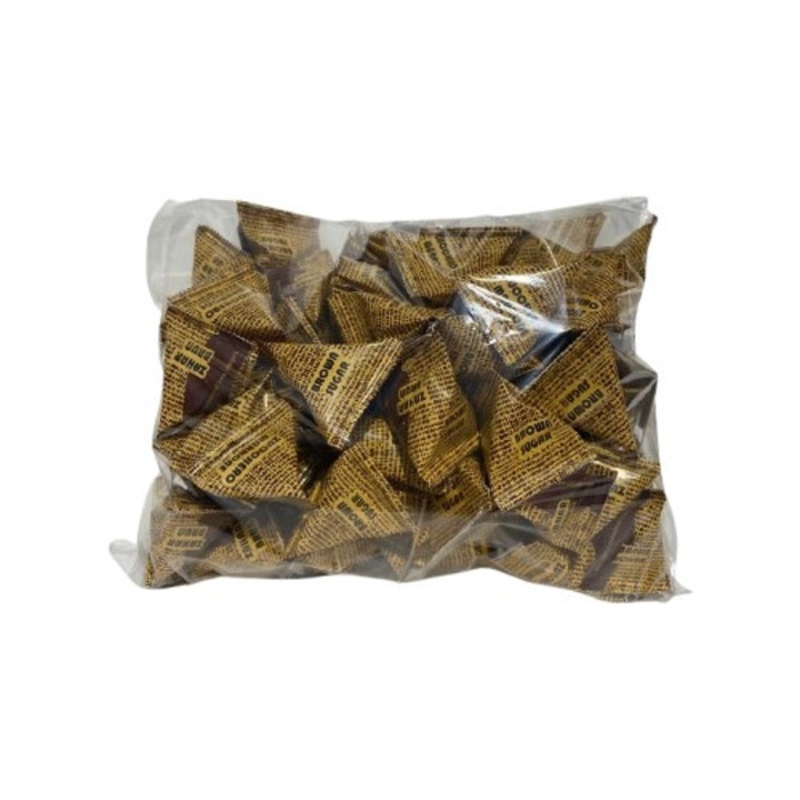 Set 10 pungi Zahar brun Piramide 100 x 5 g