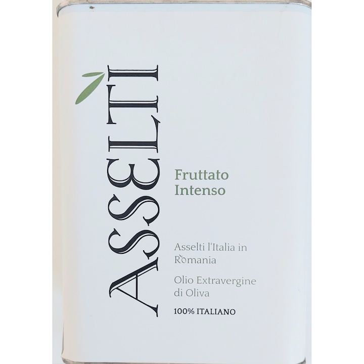 Ulei de măsline extravirgin ASSELTI 3l, presare la rece, Fără pesticide
