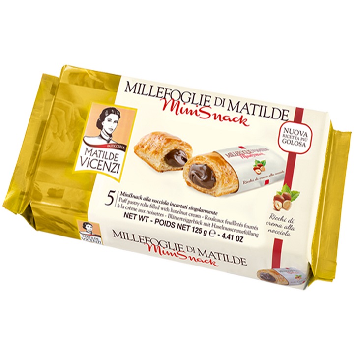 Vicenzi Millefoglie Mini Nocciola 125g