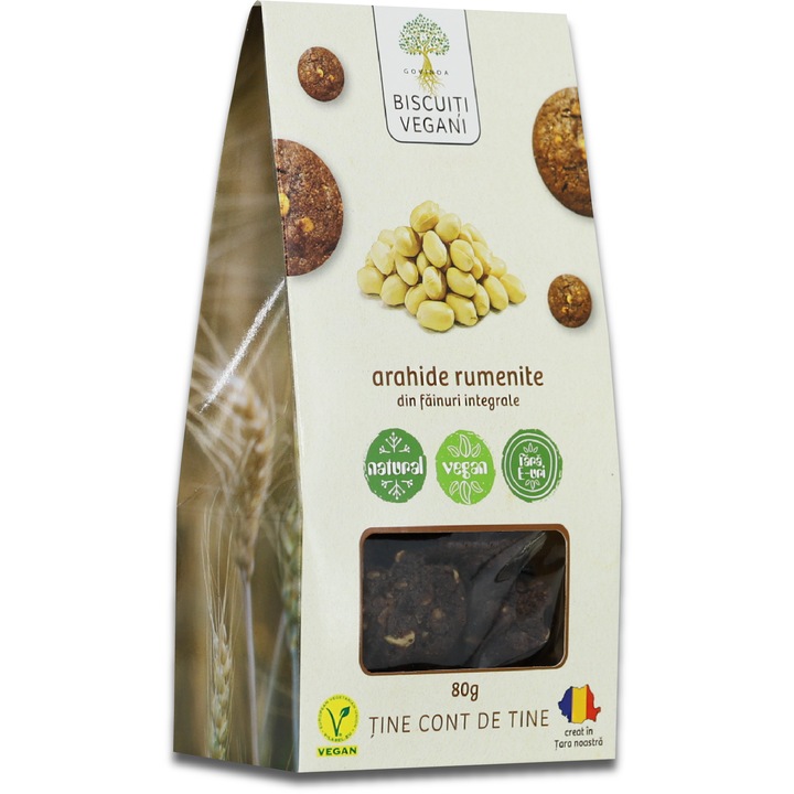 Govinda biscuiti vegani ARAHIDE RUMENITE