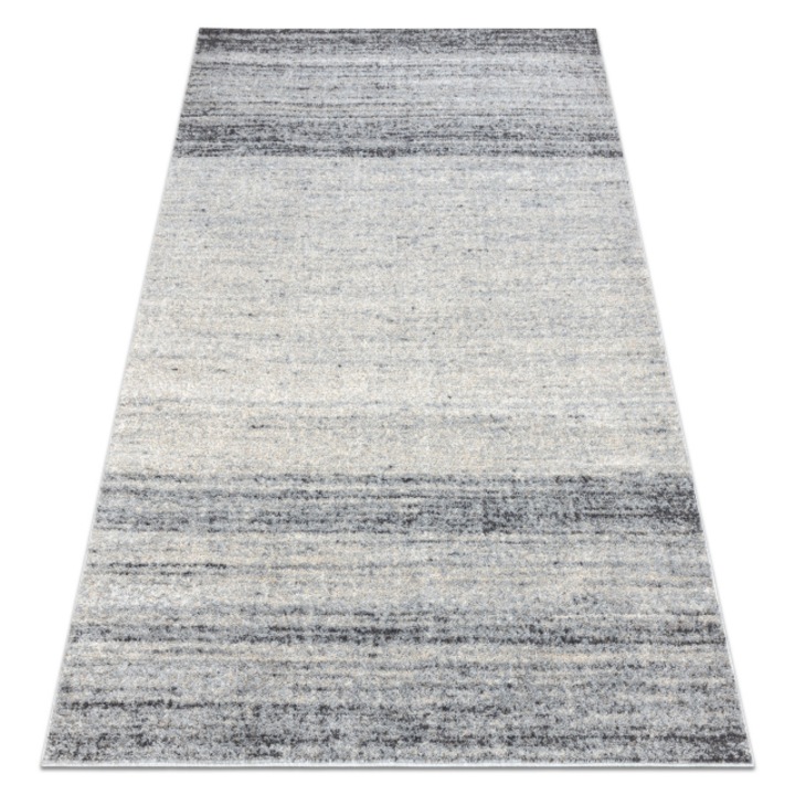 Covor fusion 8252 gri deschis / gri inchis - melange, DYWANY ŁUSZCZÓW modern, abstract, 280x370 cm