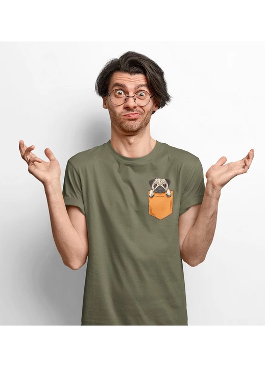 PO00028PugPocket, Zöld