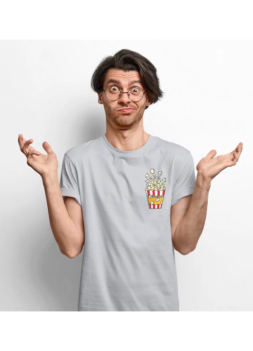 PO00027PopcornPocket, Szürke