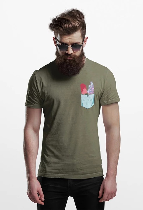 PO00017Înghețată de buzunar, Verde