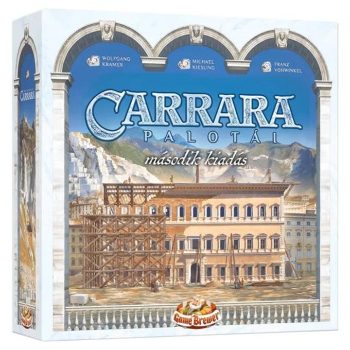 Carrara palotái - Második kiadás társasjáték DELUXE EDITION (DEL20451)