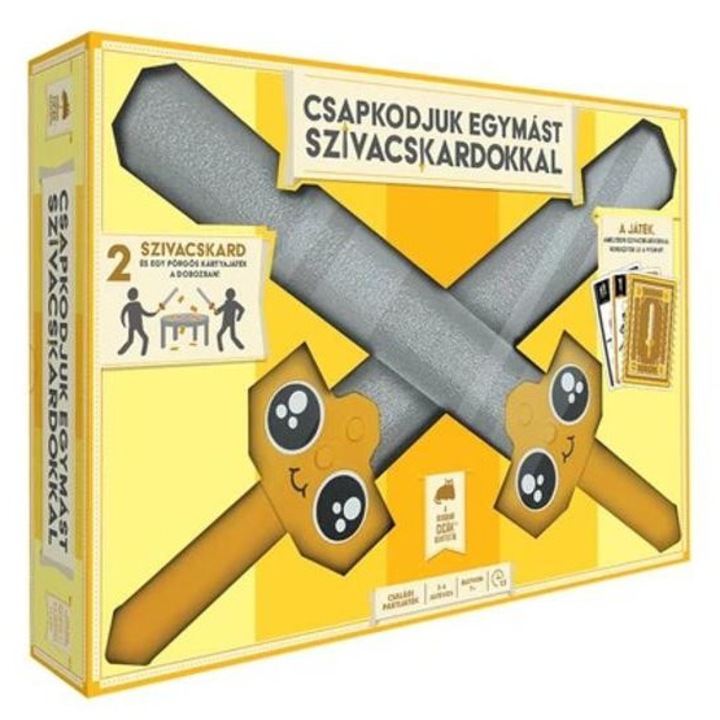 Csapkodjuk egymást szivacskardokkal társasjáték (EXP10009)