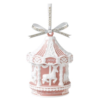 Decoratiune Craciun, Carusel Roz 2014, portelan Wedgwood Decoratiune Craciun, Carusel Roz 2014, portelan Wedgwood