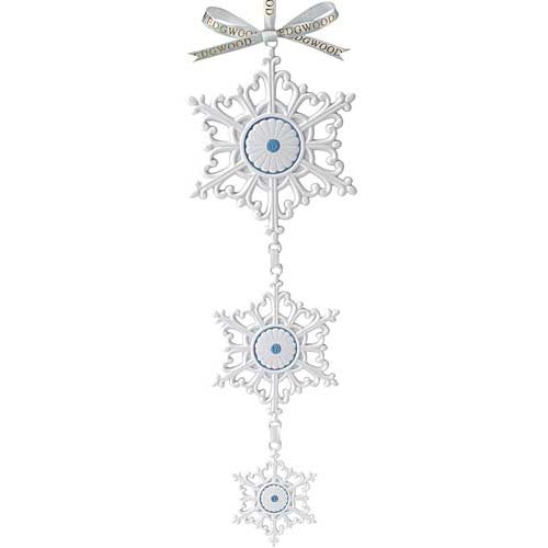 Decoratiune Craciun, 3 stelute, portelan Wedgwood