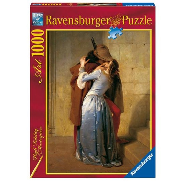 Ravensburger 1000 db-os Art puzzle - Hayez - A csók (15405)