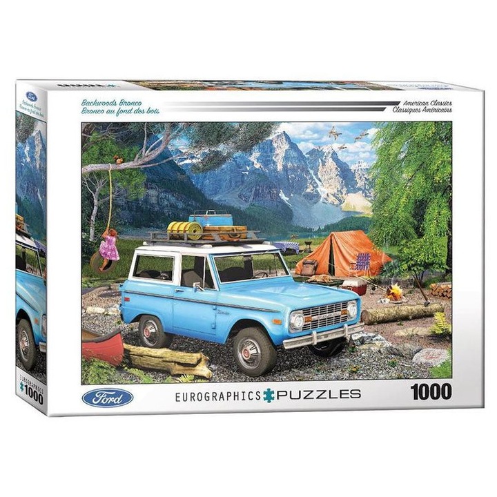 Пъзел EuroGraphics от 1000 части - Затънтеното джудже (6000-5797)