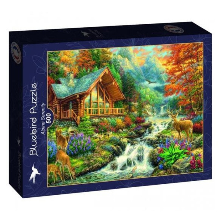 Пъзел Bluebird от 500 части - Алпийско спокойствие (90563)