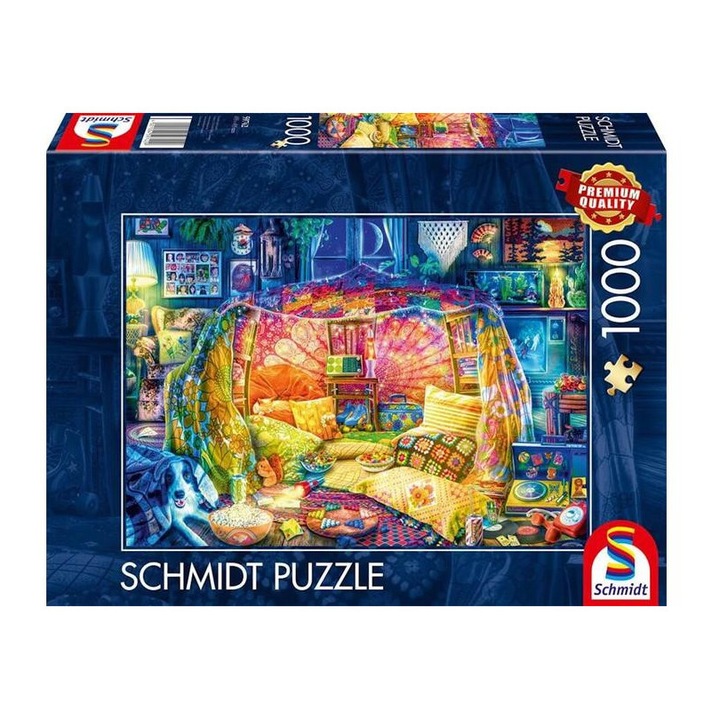 Пъзел Schmidt от 1000 части - Уютна бърлога (59742)