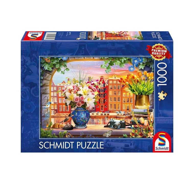 Пъзел Schmidt от 1000 части - Престой в Амстердам (59771)