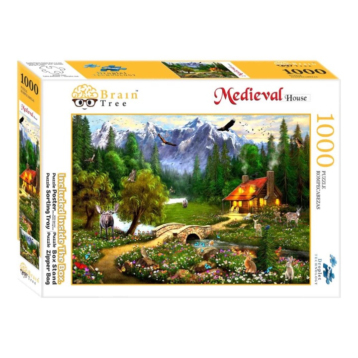 Brain Tree Puzzle Cabana de munte, 1000 piese