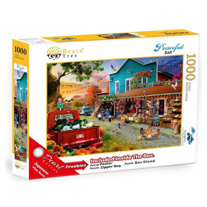 Пъзел Brain Tree от 1000 части - Спокоен ден (2102166)