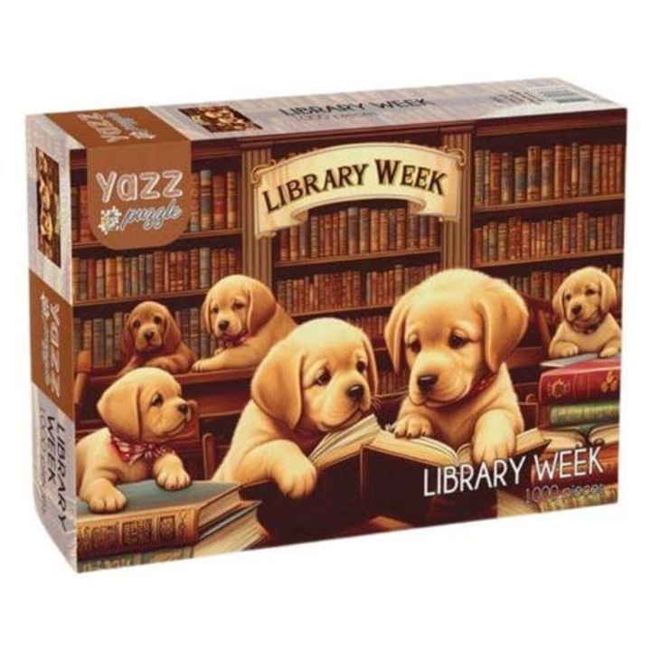 Puzzle Yazz cu 1000 de piese - Saptamana Bibliotecii (3851)