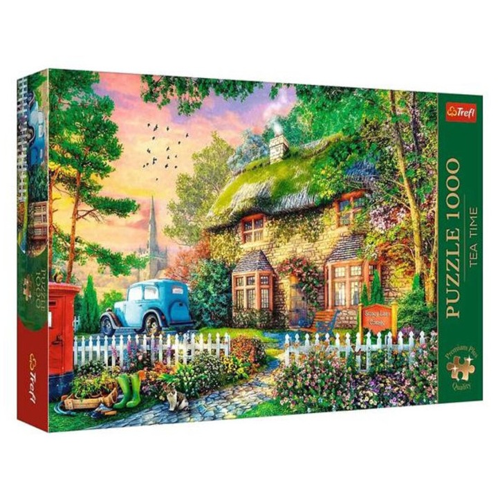 Trefl 1000 db-os Premium Plus puzzle - Tea Time - Stoney Lane Cottage (10852)