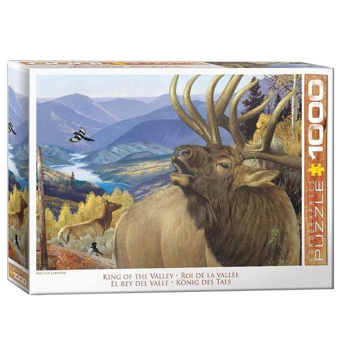 Пъзел EuroGraphics от 1000 части - King of the Valley от Хейдън Ламбсън (6000-5872)