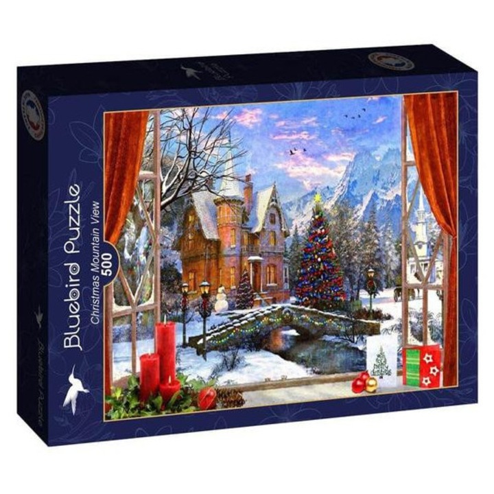 Bluebird 500 db-os puzzle - Christmas Mountain View (90674)